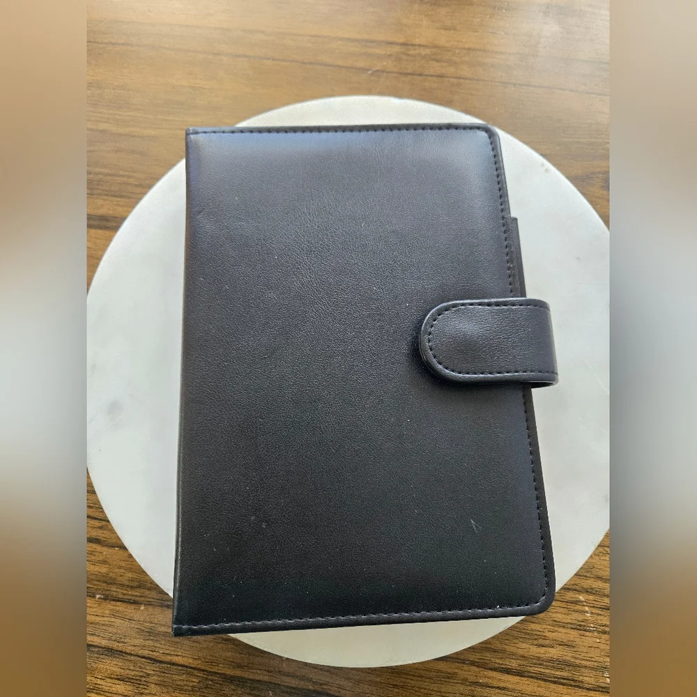 Vintage Cambridge Black Binder Planner Cover
